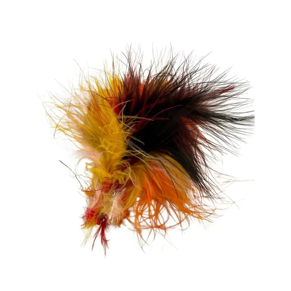 Vintage Dyed Feather Brooch